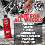 Complete Wheel, Rim and Tire Care Kit, Foaming Cleaner, Tire Dressing, Wheel Sealant, Detailing Brushes, Microfiber Towels for Cars, Trucks and SUVs, 10-Piece Set