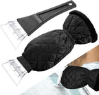 Ice Scraper with Glove Waterproof Ice Scrapers for Car Windshield No Scratch Comfortable Removal Snow Mitt Glove Windproof Warm for SUV Vehicle Truck Snow Quickly Removal