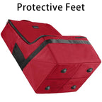 Car Seat Travel Bag, Padded Car Seats Backpack for Air Travel, Heavy Duty Carseat Travel Bag for Airplane, Airport Gate Check Bag (Red)