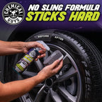 Galactic Black Wet Look Tire Shine Dressing – High Gloss Tire Spray for Trim & Rubber – Restores Deep Black Shine and Protection for Cars, Trucks, Motorcycles and RVs, 16 oz