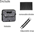 AOKJOY Car Trunk Organizer Car Storage Organizer Collapsible Multi Compartment Car Organizer Adjustable Straps Car Organizer for SUV(Cow)