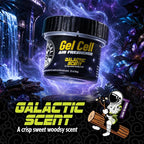 Galactic Scent Gel Can Air Freshener, Adjustable Car Air Freshener Gel With Touchless Vent Control For Cup Holder, Under Seat, Office And Home Use - 3 Pack