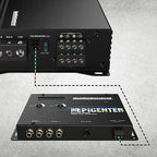 EPICBIGFOUR 4-Channel Amplifier Car Audio 1400W RMS, Compact Digital Class D, Includes ACR-E Bass Knob, High/Low Pass Crossover, Line Level Inputs, Epicenter Link, Smart Auto Protection