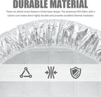 Upgraded Car Steering Wheel Cover Sun Shade,Aluminum Film Car Wheel Cover with 3-Layer Structure for Heat Insulation,Foldable 15.75" Steering Covers for Cars SUVs