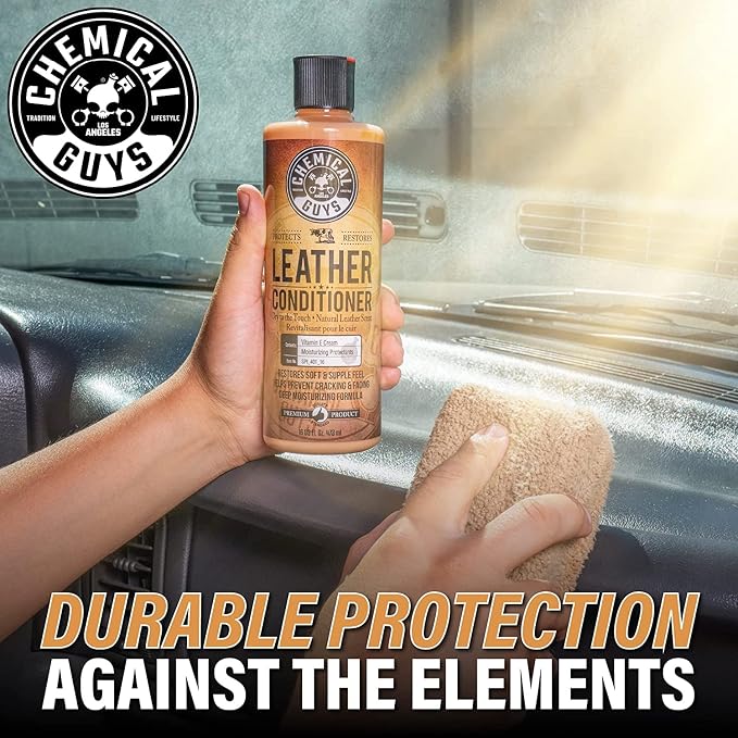 Vintage Series Leather Conditioner for Car Interiors, 16 oz | Nourishes and conditions natural, synthetic and faux leather seats, keeping them soft, supple and protected