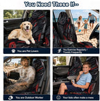 Car Seat Towel Cover 2 Pack for Front Seats, Sweat Absorbent Car Seat Protector with Non-Slip Backing, Waterproof Towel Car Seat Covers for Runners, Gym, Swimming, Beach, Pets, Cyber Motion
