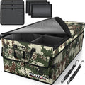 Trunk Organizer For SUV Car Trunk Organizer, Foldable Storage, Car Accessories for Women Men, Collapsible Bag, 600D Oxford, Non Slip Bottom, Straps, Soft Cover (85L)