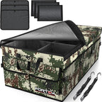 Trunk Organizer For SUV Car Trunk Organizer, Foldable Storage, Car Accessories for Women Men, Collapsible Bag, 600D Oxford, Non Slip Bottom, Straps, Soft Cover (85L)