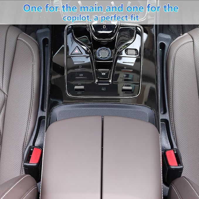【Compatible with Kia Carnival】 Seat Gap Filler,No Drop Seat Guard Compatible with Kia Carnival,Drop Seat Guards for Cars(2Pcs),Emergency Keychain Car Escape Tool(2Pcs)