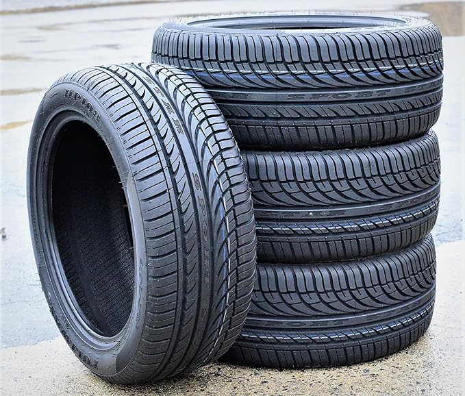 Set of 4 (FOUR) Fullway HP108 All-Season Passenger Car Performance Radial Tires-185/65R15 185/65/15 185/65-15 88H Load Range SL 4-Ply BSW Black Side Wall UTQG 380AA