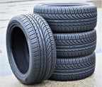 Set of 4 (FOUR) Fullway HP108 All-Season Passenger Car Performance Radial Tires-185/65R14 185/65/14 185/65-14 86H Load Range SL 4-Ply BSW Black Side Wall UTQG 380AA