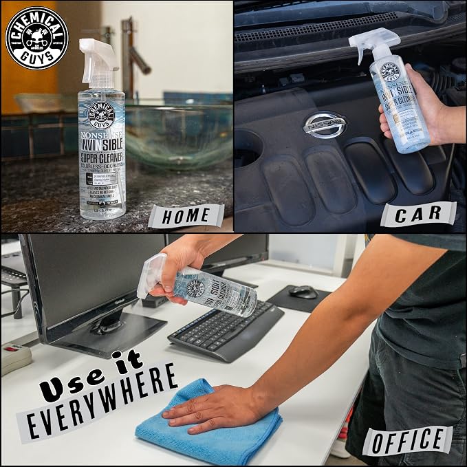 Nonsense Colorless & Odorless All Surface Cleaner - Interior Cleaner, Safe for Vinyl, Rubber, Plastic, Carpet, and Upholstery, pH Balanced, Residue-Free, Unscented, 16 Fl Oz, Pack of 2