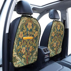 William Morris Vintage Floral Car Seat Back Kick Protectors Kick Mats With Storage Pockets For Vehicles To Protect From Dirt Mud Scratches 2 Pack