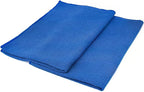 Standard Waffle Weave Microfiber Towels (2-Pack) Detailing, Window, Glass and Drying, Wax & Polish, Lint-Free, Streak-Free, 370gsm, 16in x 24in, Royal Blue