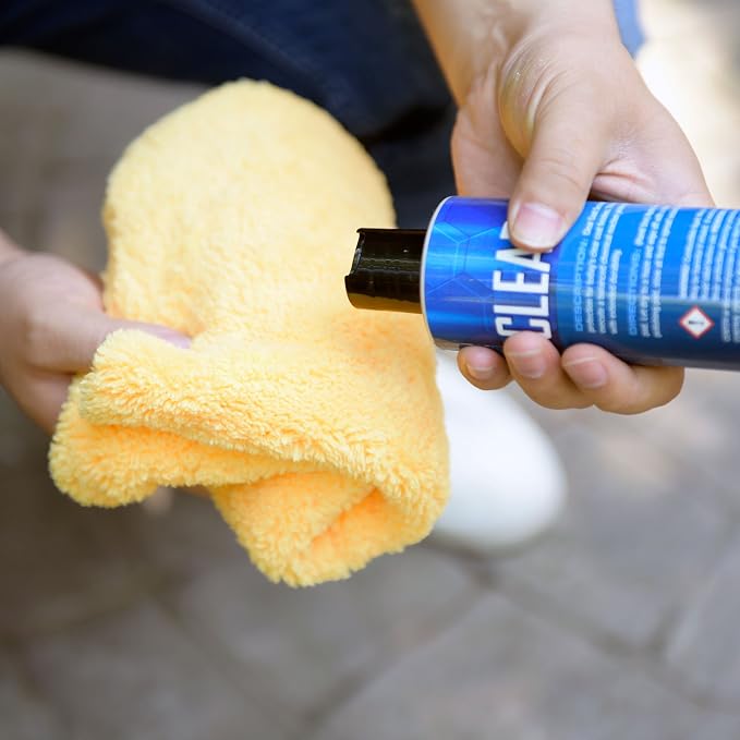 Microfiber Towels for Cars, Car Drying Wash Detailing Towel with Plush Edgeless Microfiber Cloth (Yellow)