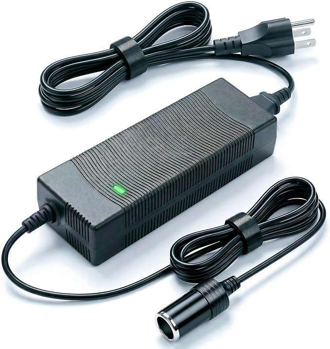 180W 15A AC to DC Converter with Fast Cooling Fan 110V to 12V Power Supply 7.64FT Car Cigarette Lighter Adapter AC to DC Adapter for Car Inflator Refrigerator and Other Car Devices
