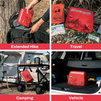 Ultralight First Aid Kit Water-Resistent Medical Kit for Camping, Cycling, Travel, Climbing, Up to 4 Days
