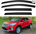 Window Rain Guards Visors for 2013-2019 Ford Escape, Out-Channel Window Vent Wind Deflectors Shades for 13-19 Escape