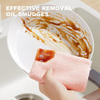 Microfiber Cleaning Cloth, Soft Absorbent Cloth, Multi-Purpose Cleaning Cloth, Highly Absorbent Cleaning Rags, Lint-Free, Streak-Free Cleaning Cloths for Kitchen Home Office, 5Pcs