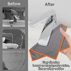 Microfiber Glass Cleaning Cloths,3 Pack Streak Free Miracle Cleaning Cloth,Reusable Lint Free Cleaner Towels for Kitchen,Windows,Mirror,Glasses,Car Windshields,Stainless Steel,11.8"×11.8"