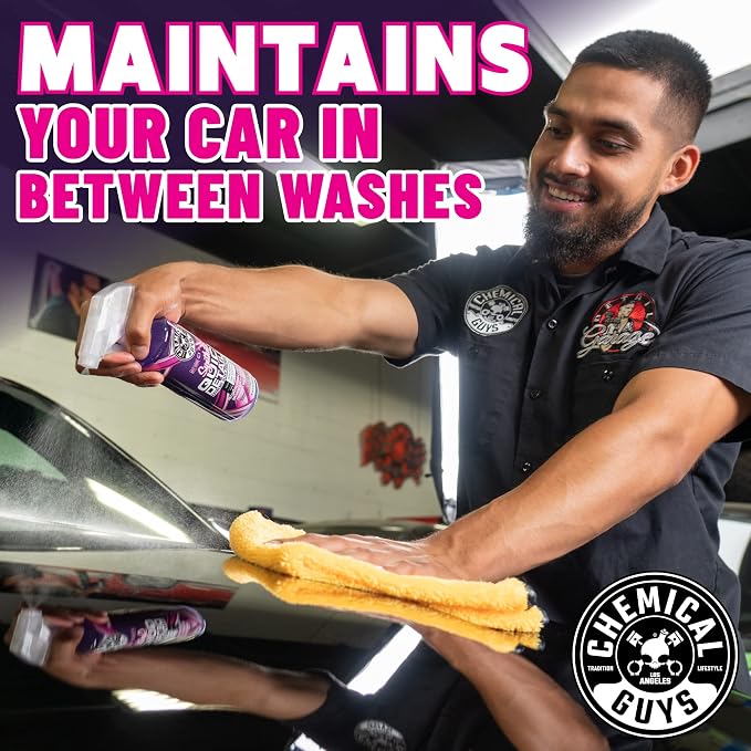 Synthetic Quick Detailer – High Gloss Quick Detailer Spray, Safe for Cars, Trucks, SUVs, Motorcycles and RVs, Remove Dust, Fingerprints & Smudges, Enhances Shine & Protection, 16 fl oz