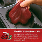 Car Cleaning Gel Putty - Christmas Spice Scented Interior Detailing Tool for Cup Holders, Air Vents & Keyboard - Reusable Auto Detailing Accessories - Dust Remover Goop