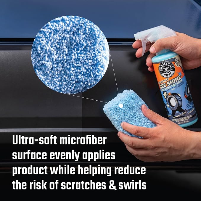 Premium Grade Microfiber Applicator Pads - 2 Pack - Ultra-Soft Foam Core Detailing Pads for Wax, Sealant, Dressing, Interior & Exterior Car Care (MIC_292_02)