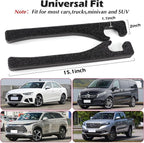 Black Seat Gap Filler Set of 2, Handmade Glitter Crystal Diamond Black Rhinestone Car Gap Filler，Black Car Accessories for Women(Black)