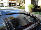 Car Window Rain Guard | Outside Mount Visors Auto Side Window Deflectors | Windows Visor Rain Shields Compatible with 2013-2016 Hyundai Santa Fe | 4 Pcs Set, LGWV2-642, Light Tinted
