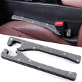 Bling Car Seat Gap Filler, 2 Pack Universal Fit for Car SUV Truck Handmade Crystal Rhinestone Diamond Car Gap Filler Bling Car Accessories for Women(Silver)