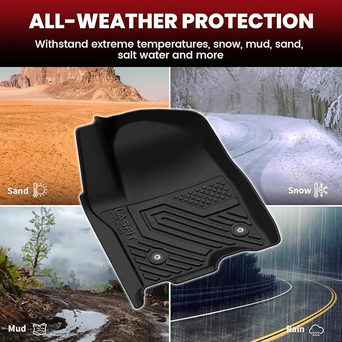 Floor Mats 2021-2026 & Only 8 Seats (Not for 7/9 Seats) for Chevrolet Chevy Suburban/GMC Yukon XL (Only Yukon XL, Not Fit Yukon)/Cadillac Escalade ESV (Only Escalade ESV, Not Fit Escalade)