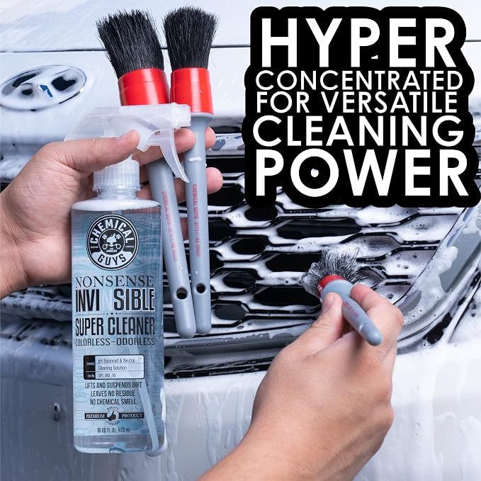 Nonsense Colorless & Odorless All Surface Cleaner - Interior Cleaner, Safe for Vinyl, Rubber, Plastic, Carpet, and Upholstery, pH Balanced, Residue-Free, Unscented, 16 Fl Oz, Pack of 2