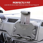 Electronic Device Tablet Holder for 2018-2024 Polaris Ranger XP 1000 Crew Diesel, Phone Ipad GPS Holder Mounts with Storage Box Organizer Accessories