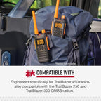 Cobra GMRS Trailblazer Antenna Orange - High-Performance Antenna for GMRS Two-Way Radios, Orange Finish