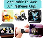 Car Air Freshener Refills, 30 Pcs Individual Package Car Air Vent Clip Replacement Pads Solid Fragrance Scent Air Freshener Refill Tablets (Ocean)