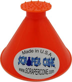 SCRAPER CONE®️ 3 Pack The Original Ice Scraper, Snow Removal Made in The USA Magical Frost Removal Funnel Shaped Cleaning Tool Car Windshield Deicer Magic Scrapers Instascrape Round Shovel Brush