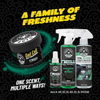 New Car Scent Gel Can Air Freshener, Adjustable Car Air Freshener Gel With Touchless Vent Control For Cup Holder, Under Seat, Office And Home Use - 3 Pack