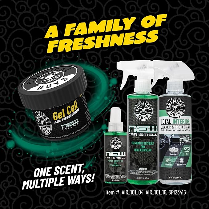 New Car Scent Gel Can Air Freshener, Adjustable Car Air Freshener Gel With Touchless Vent Control For Cup Holder, Under Seat, Office And Home Use - 3 Pack