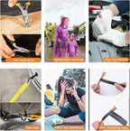 Emergency Roadside Kit for Car With Jumper Cables, Gift for New Drivers | Car Emergency Kit Easy to Carry with Headlamp Tow Rope, Gloves, Pliers, for Breakdowns, Travel for Women and Man Teen Boys