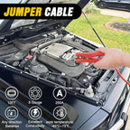 Car Emergency Kit with Jumper Cable, First Aid Kit Safety Assistance Tools for Travel Camping Outdoor Cars Truck SUV RV, Roadside Essentials with Flash Light