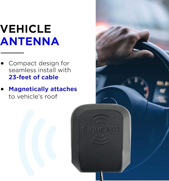 NGVA3 Magnetic Antenna Mount for Your Vehicle, Black