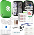276 Car First Aid Kit for Business, Portable First Aid Kits Travel Szie Emergency Essentials Supplies for Outdoor Activities Skating Boating, Green