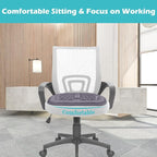 Car Seat Cushion, Comfort Memory Foam Driver Seat Cushion Improve Driving View, Sciatica and Lower Back Pain Relief, Seat Cushions for Car Seat Driver, Home Office Chair, Wheelchair - Gray