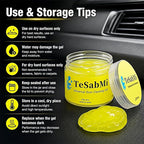 Car Cleaning Gel, Reusable Cleaning Putty for Vents & Gaps, 160g | For air vents, dashboard gaps, cup holders and console buttons; picks up dry dust, crumbs and lint. No water needed.