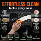 Car Screen Cleaner with Built-in Sponge | Effortlessly Removes Fingerprints, Dust and Make-up Stains | Anti Static Formula Safely Works on TV, Laptop, Computer Monitor, Phone, Dashboard & Console