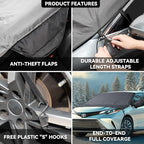 Windshield Cover for Ice and Snow Custome Fit 2011-2024 2025 2026 Honda Odyssey Accessories LX,EX,EX-L,Touring,Elite Minivan Windshield Frost Cover for Trucks, Custom-fit Odyssey All Weather Protector
