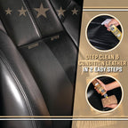 Leather Cleaning And Conditioning Kit With Storage Bag Total Interior Cleaner Microfiber Towels And Applicators Giftable Car And Home Care Set