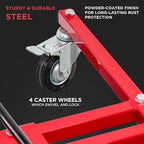 Auto Panel Tree Paint Stand Holder with Adjustable Center Post - Hook Levers Securely Hang Automotive Panels, Doors, Fenders, Bumpers, Car Parts - Auto Body Shop Painting, Save Time & Labor