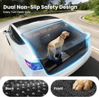 SUV Cargo Liner for Dogs, Full Coverage Non-Slip Cargo Cover with Cushioned Sides to Protect Your Dog, Waterproof & Durable, Machine Washable Trunk Protector Mat (XL, Black)