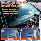 Glass Oil Film Remover for Car, 2026 Upgraded Automotive Oil Film Cleaning Brush, Hand-Held Glass Emulsion Cleaner for Car Windshield, Windows and Mirrors
